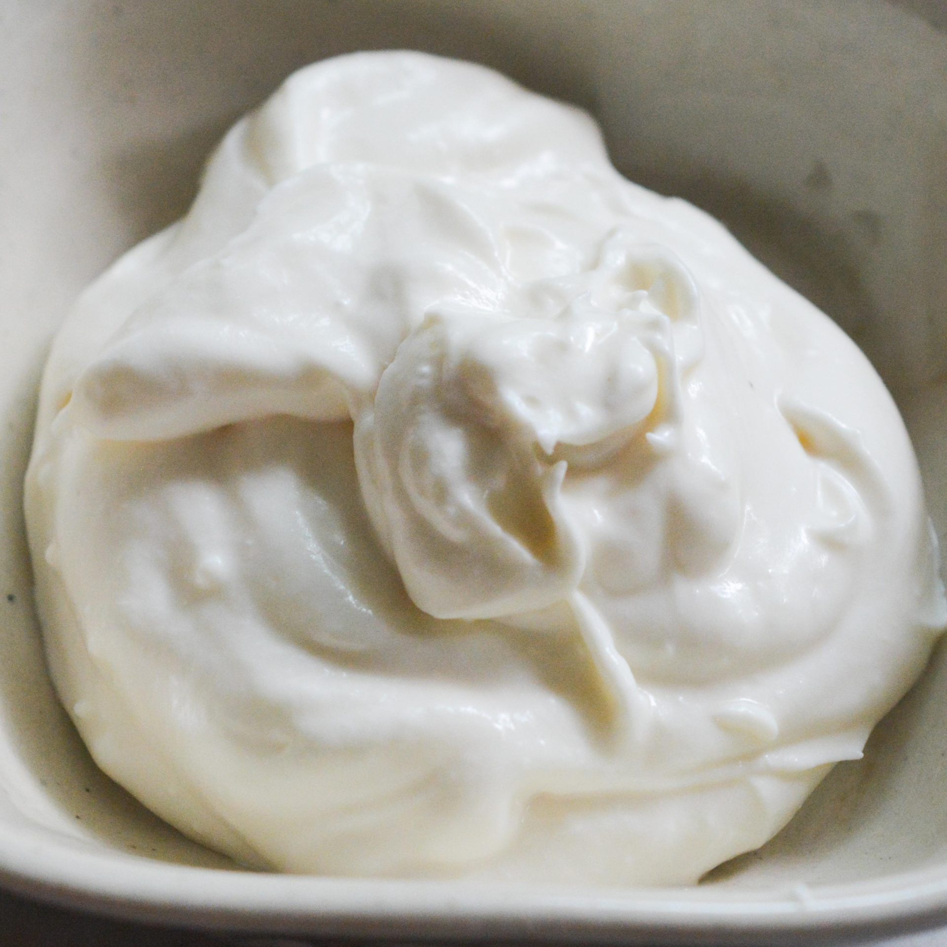 Cream Cheese in a bowl